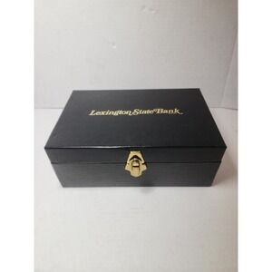 Vintage Lexington State Bank Bill Organizer Box